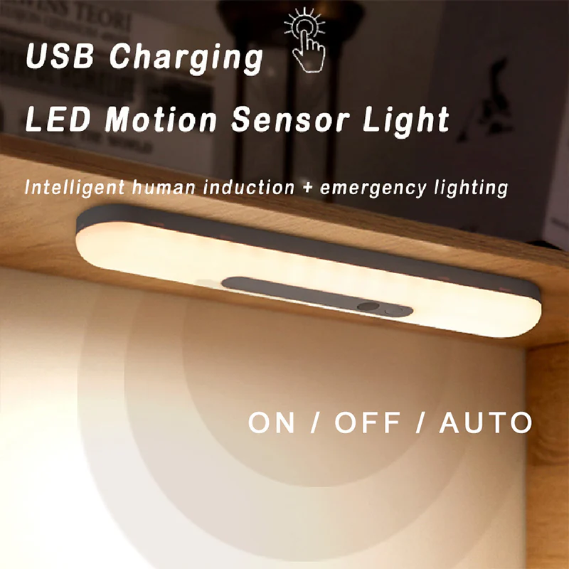 Sansai LED 30cm Magnetic Sensor Light 3000mAh Rechargable Cool (White) - Image 5