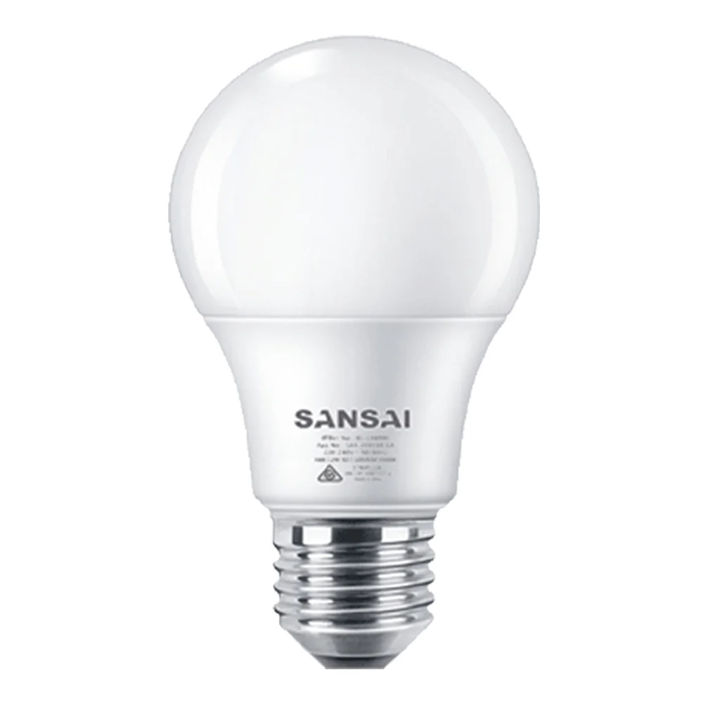 Sansai LED Light Bulb A60 7W E27 (Warm White)