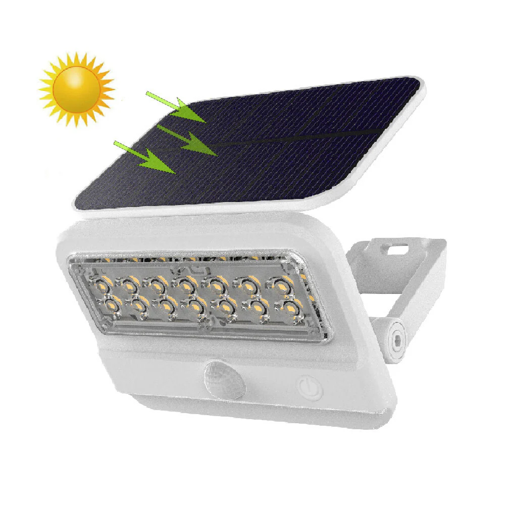 Sansai Motion Activated Solar Powered LED Wall Light - Image 2