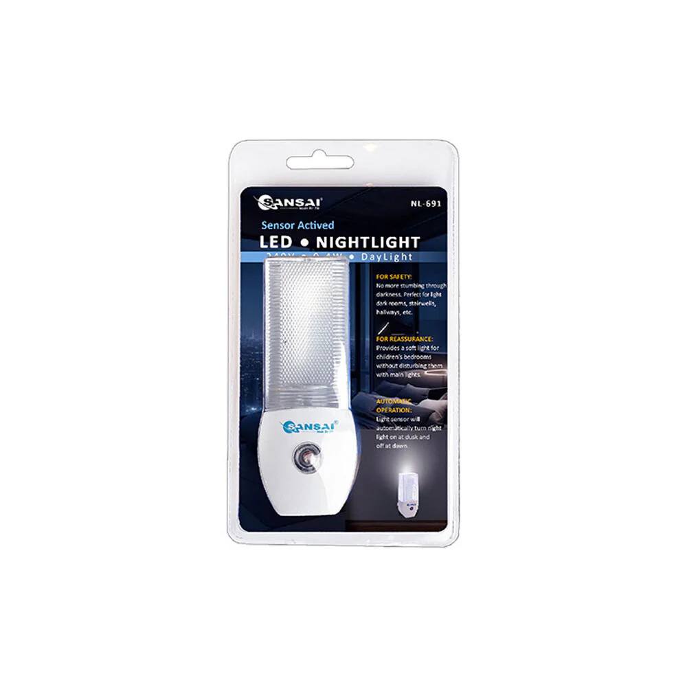 Sansai Sensor Activated LED Home Night Light 240V 0.4W - Image 2