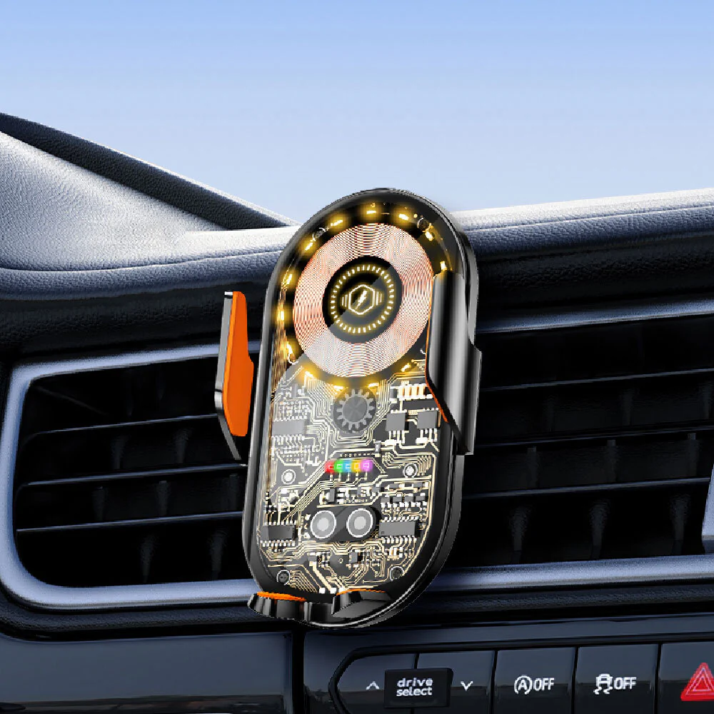 Sansai Wireless Car Charger & Phone Holder (Automatic Clamping) - Image 2