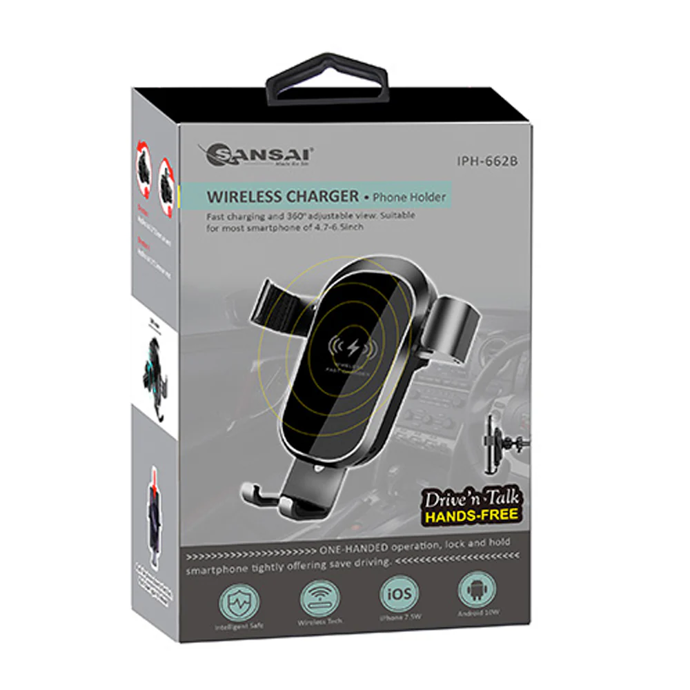 Sansai Wireless Qi Car Charger Mount - Image 3