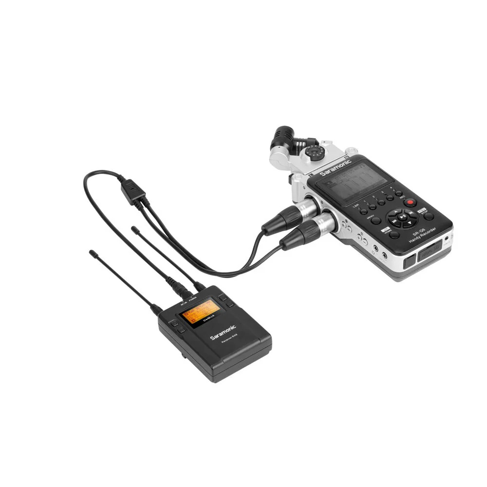 Saramonic Dual-Channel UHF Portable Camera-Mount Wireless Receiver (Black) - Image 2