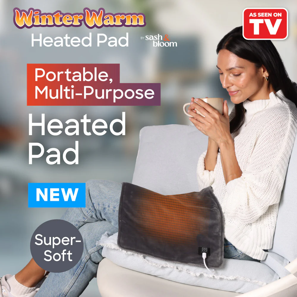 Sash and Bloom Winter Warm Multi-Purpose Portable Heated Pad - Image 2