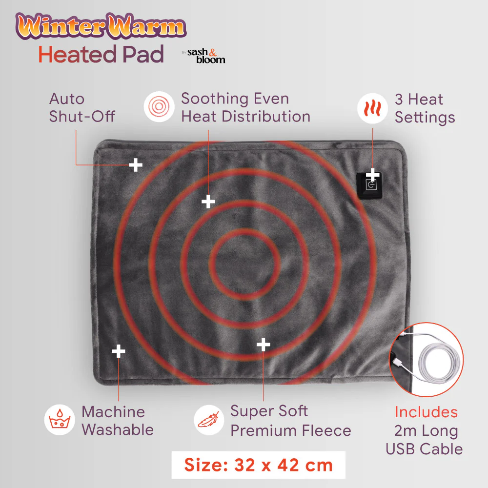 Sash and Bloom Winter Warm Multi-Purpose Portable Heated Pad - Image 8