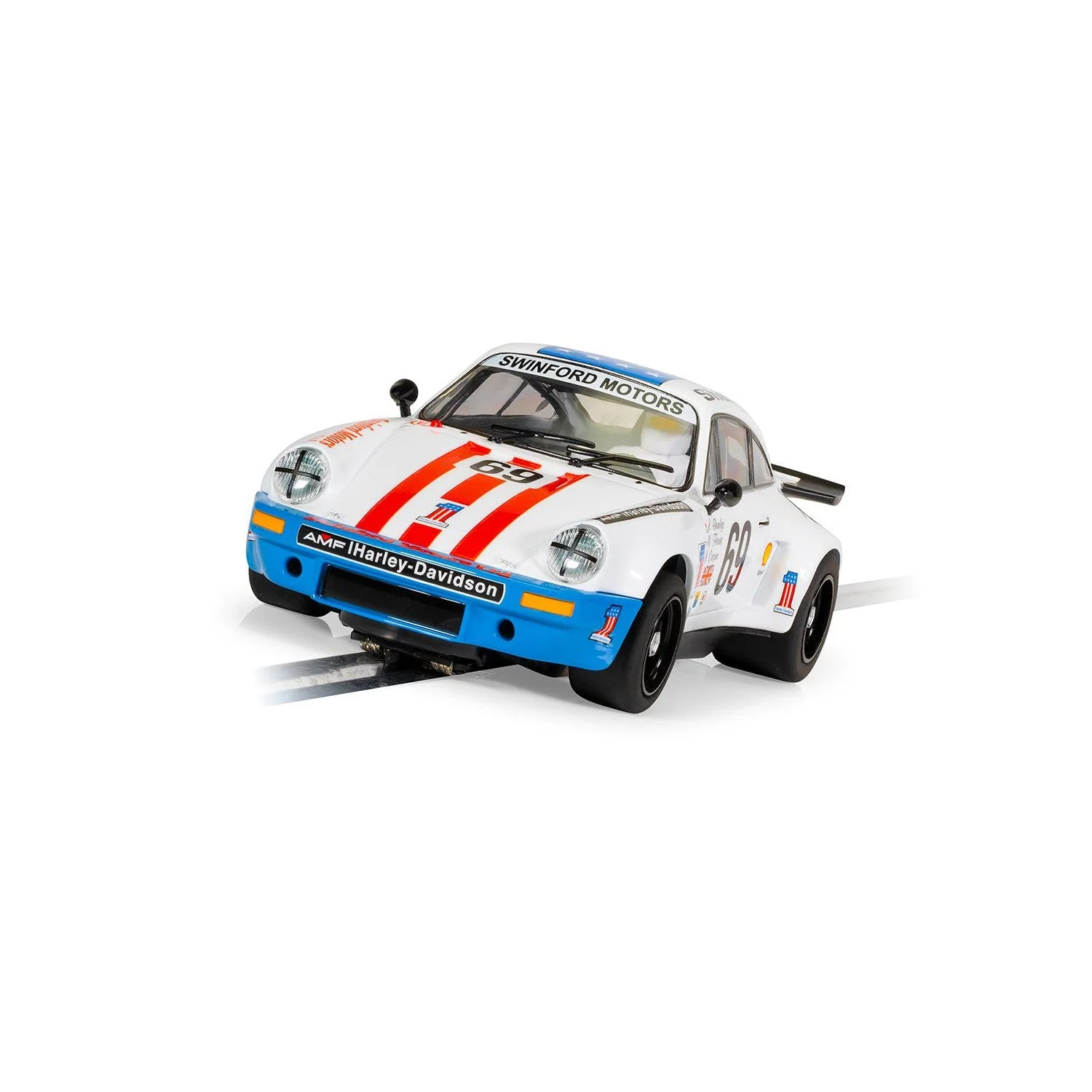 Scalextric Porsche 911 Carrera RSR 3.0 Slot Car: 6th Lemans 1975 - Image 3
