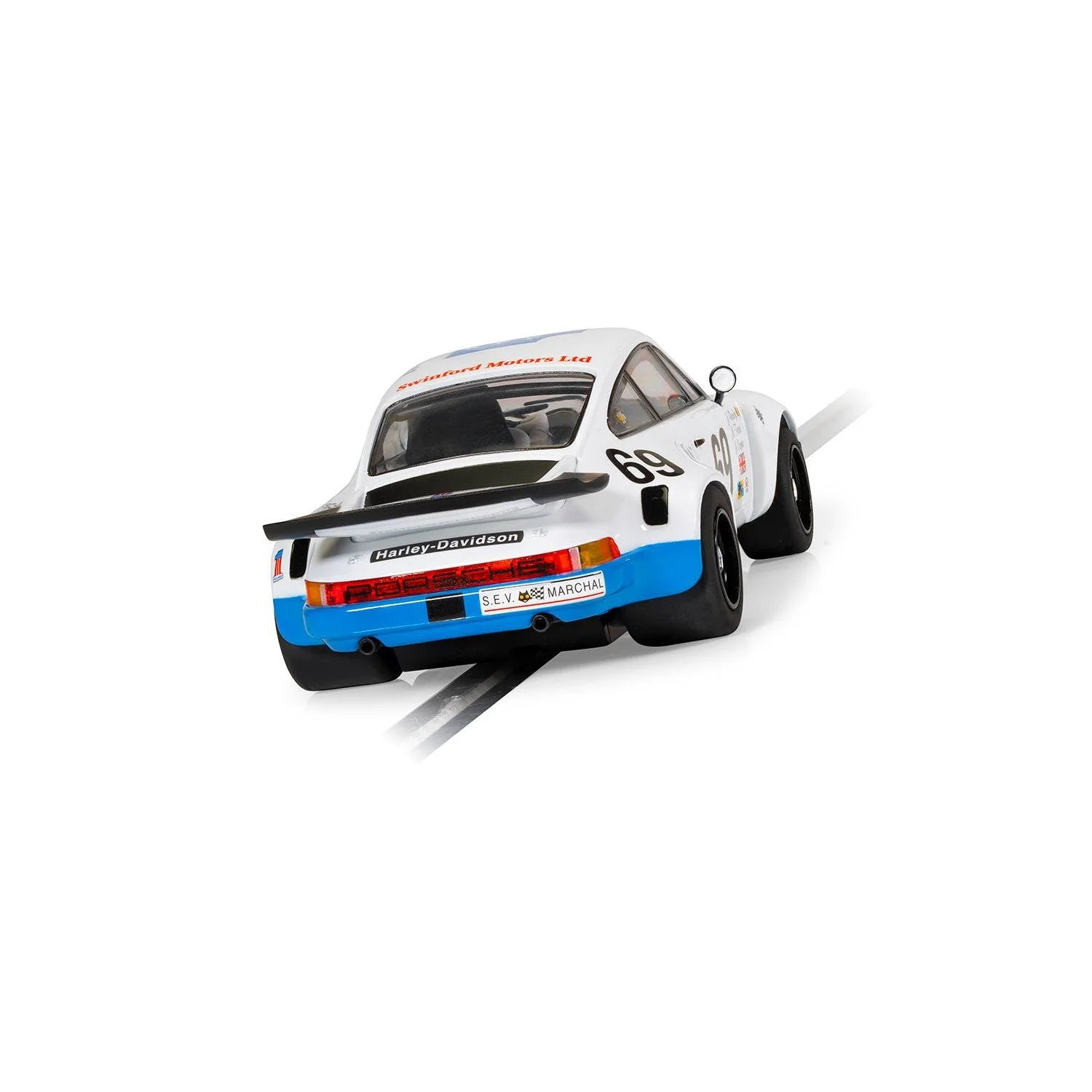 Scalextric Porsche 911 Carrera RSR 3.0 Slot Car: 6th Lemans 1975 - Image 4