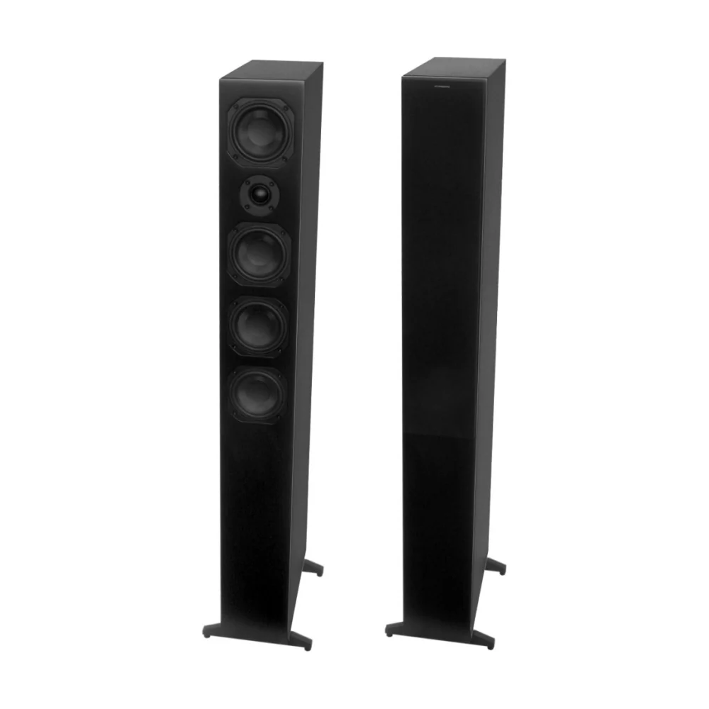 Scansonic HD 2-Pieces L12 Series Floorstanding Home Speakers 180W (Black) - Image 2