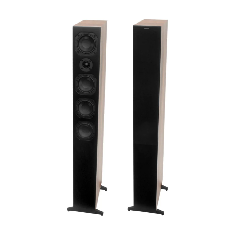 Scansonic HD 2-Pieces L12 Series Floorstanding Home Speakers 180W (Walnut) - Image 2