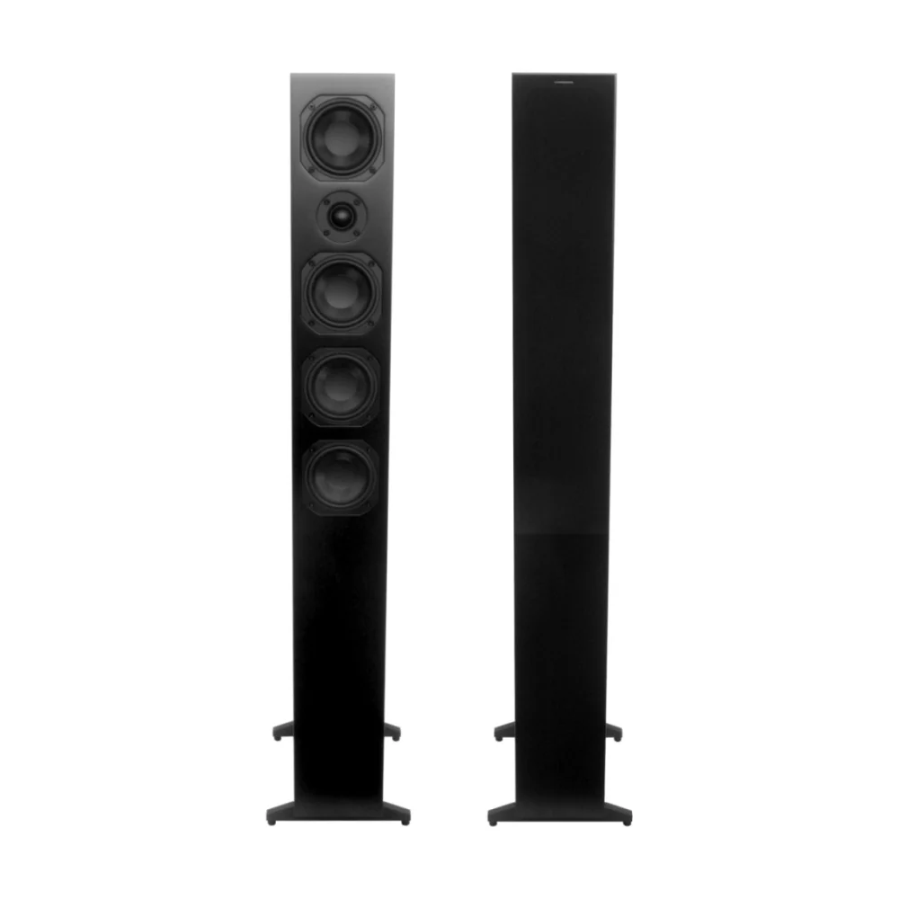 Scansonic HD 2-Pieces L12 Series Floorstanding Home Speakers 180W (Walnut) - Image 5