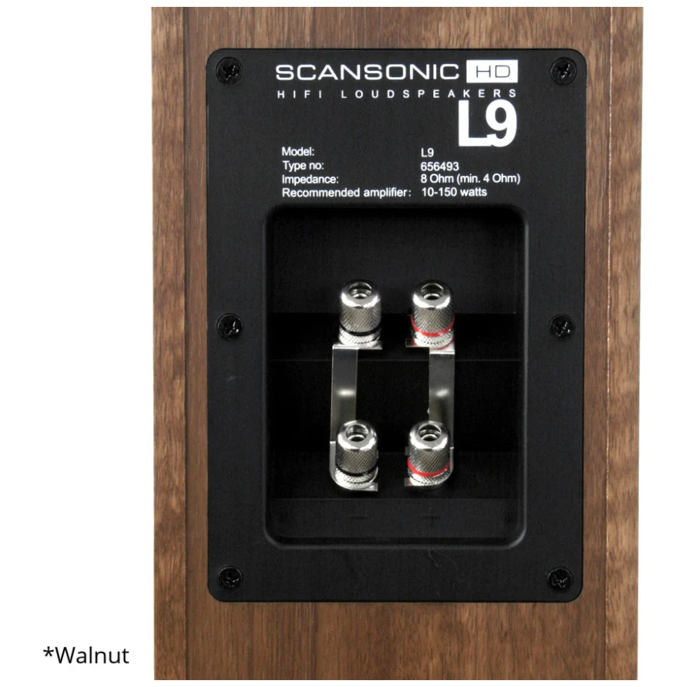 Scansonic HD 2-Pieces L9 Series Floorstanding Home Speakers 150W (Black) - Image 9