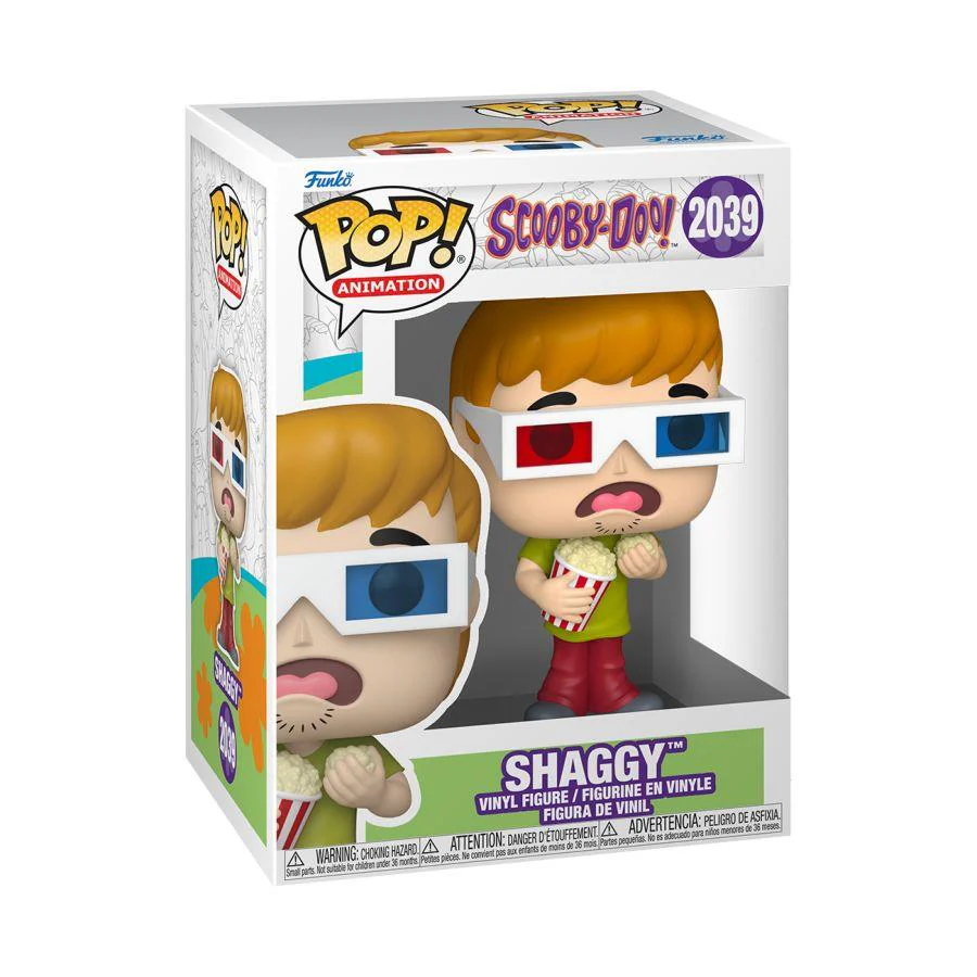Scooby Doo - Shaggy (with 3D Glasses) Pop! Vinyl - Image 2