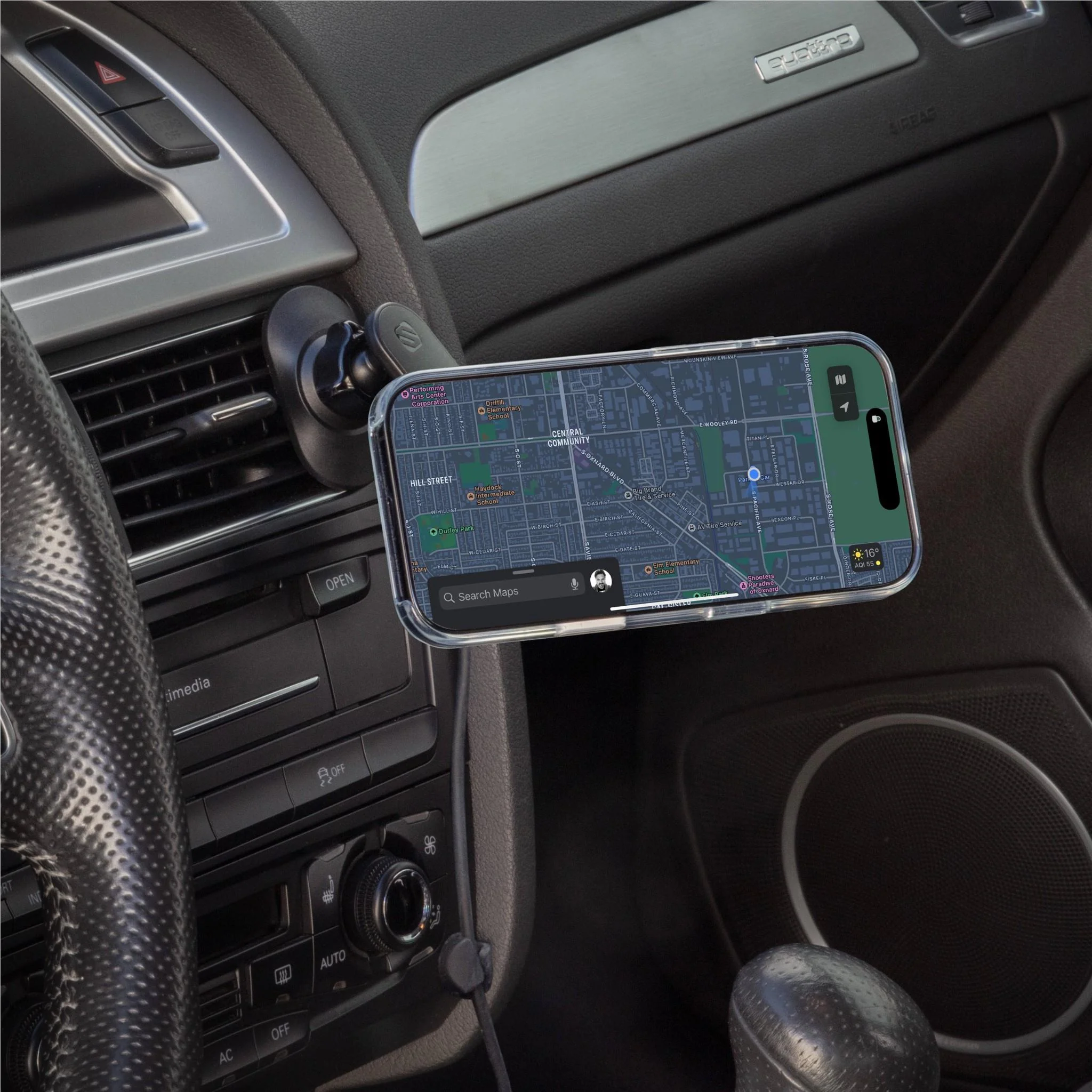 Scoshce MagicMount Pro Wireless 5-in-1 25W Qi2 Car Charging Mount - Image 9