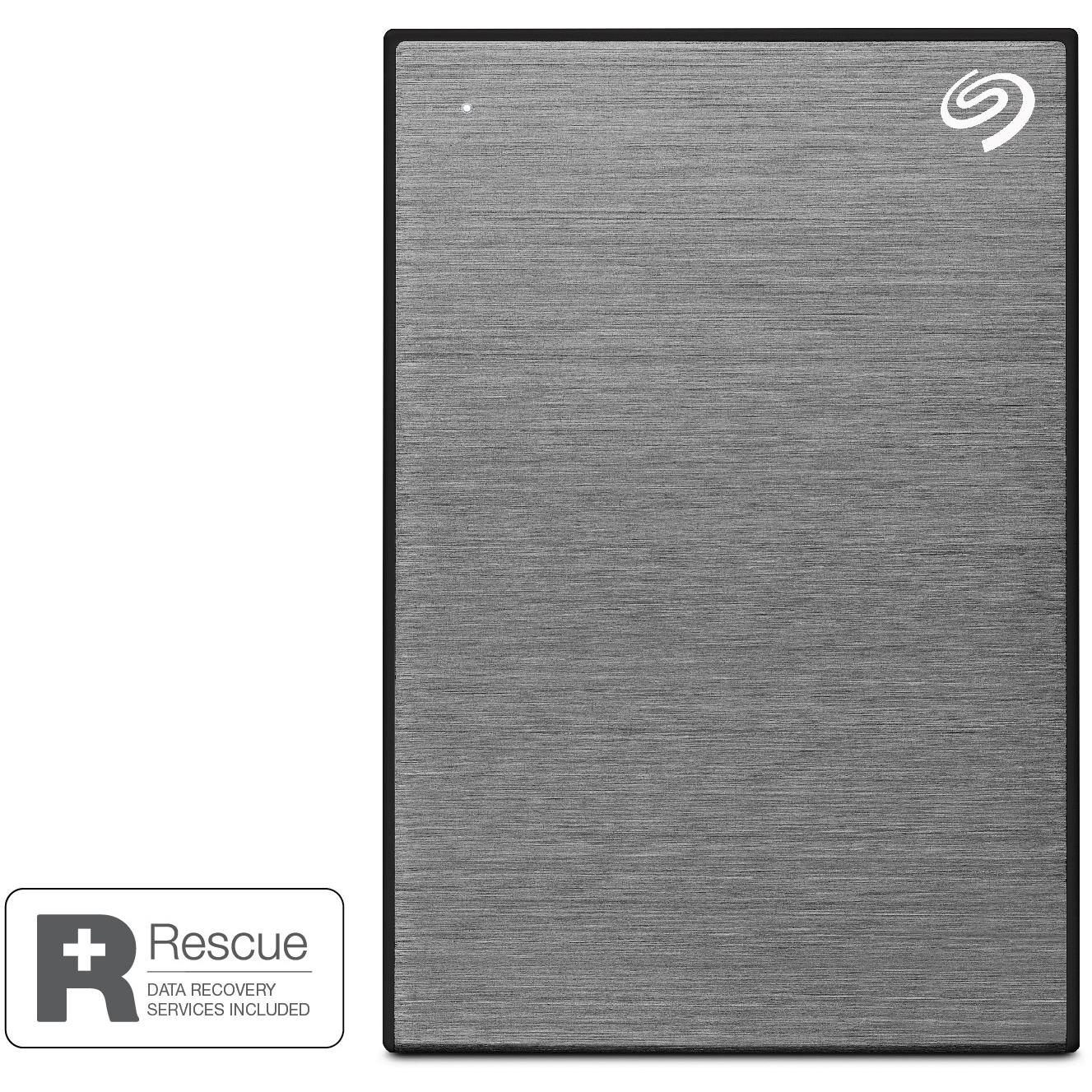 Seagate One Touch Portable 1TB Hard Drive (Grey) - Image 2