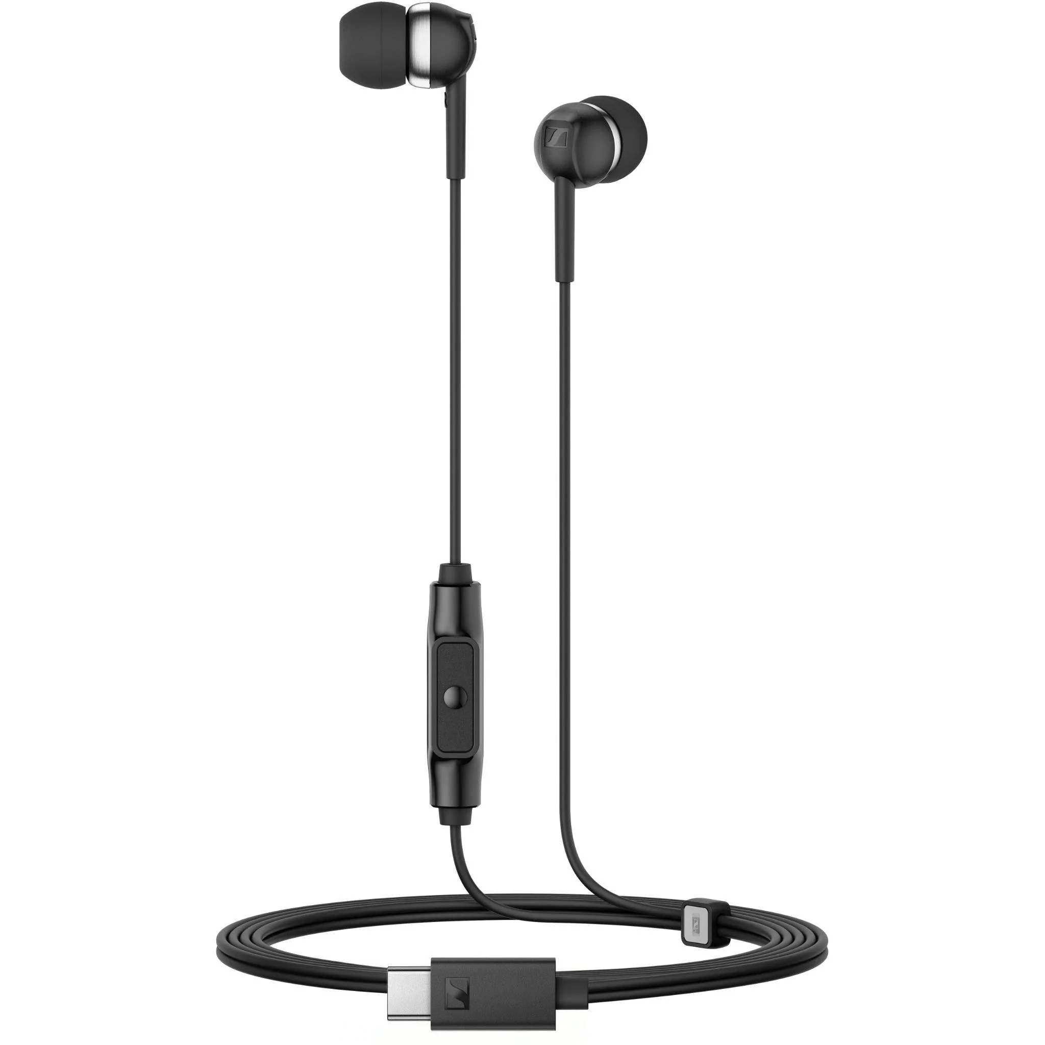 Sennheiser CX 80U Wired USB-C In-Ear Headphones (Black) - Image 2