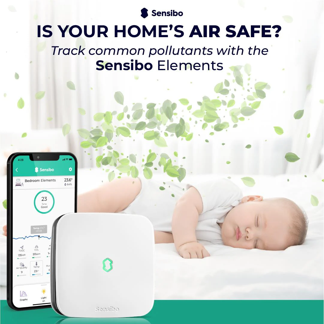 Sensibo Elements Wi-Fi Indoor Air Quality Monitor - Image 4