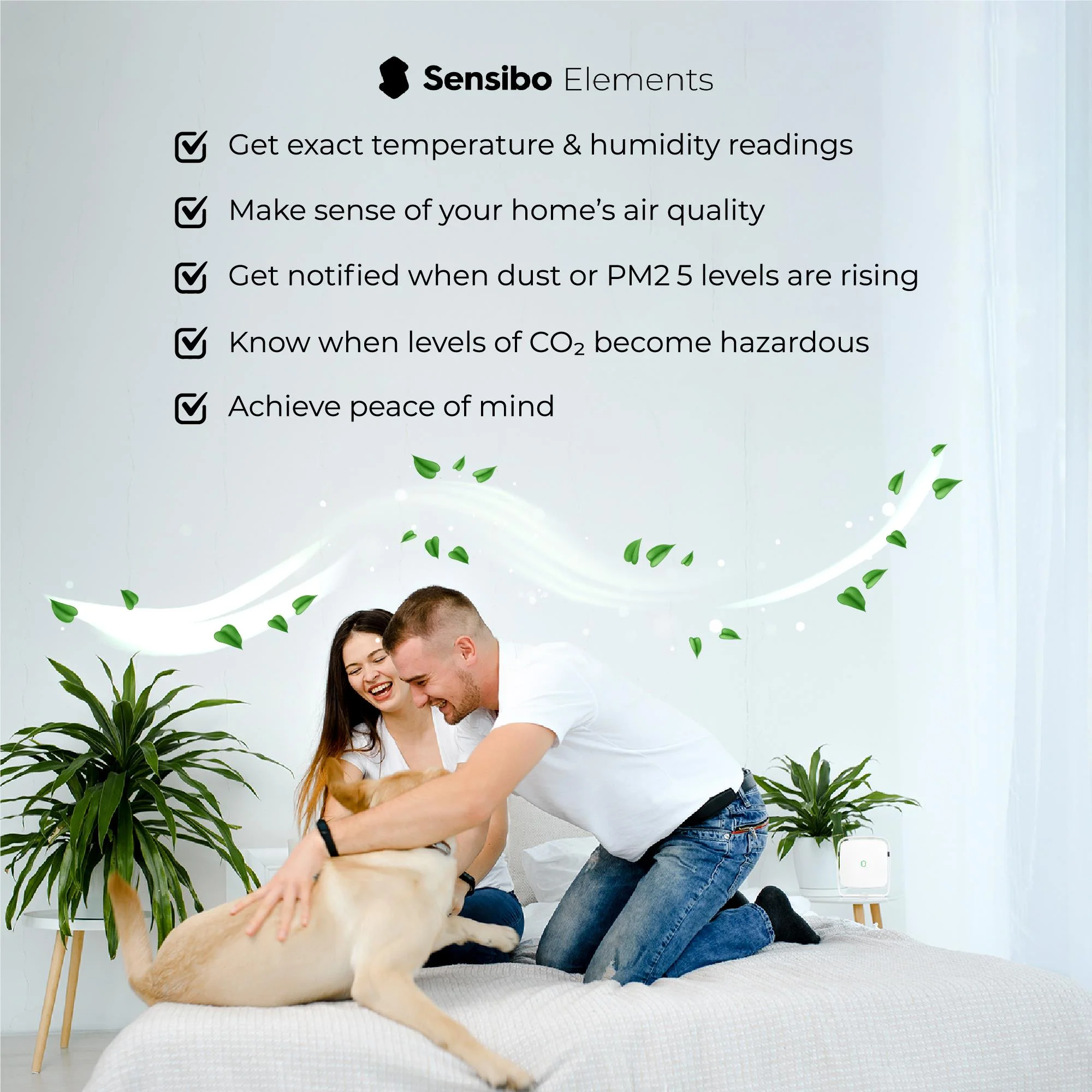 Sensibo Elements Wi-Fi Indoor Air Quality Monitor - Image 6