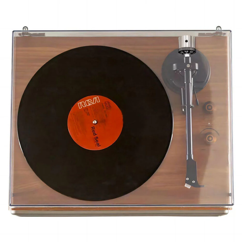 Silcron Anthem Turntable with Built-In Bluetooth Speakers (Walnut Finish) - Image 4