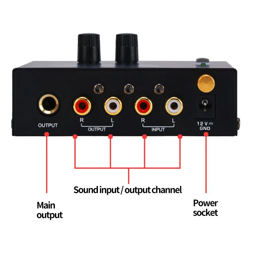 Silcron Compact Professional Phono & Microphone Preamp - Image 5