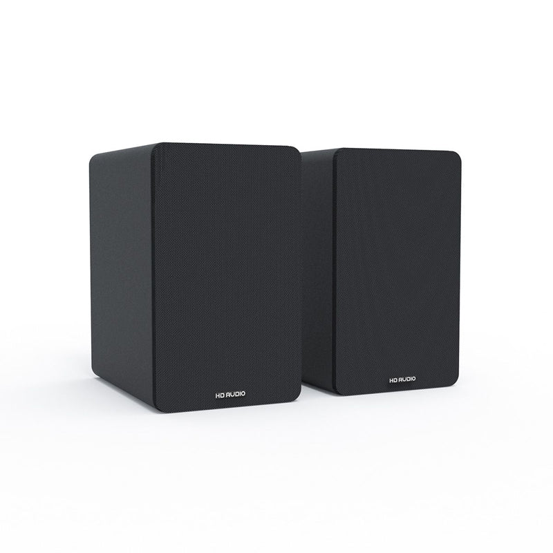 Silcron SLR05 Wireless Active Bookshelf Speakers Set with HDMI ARC - Black - Image 3