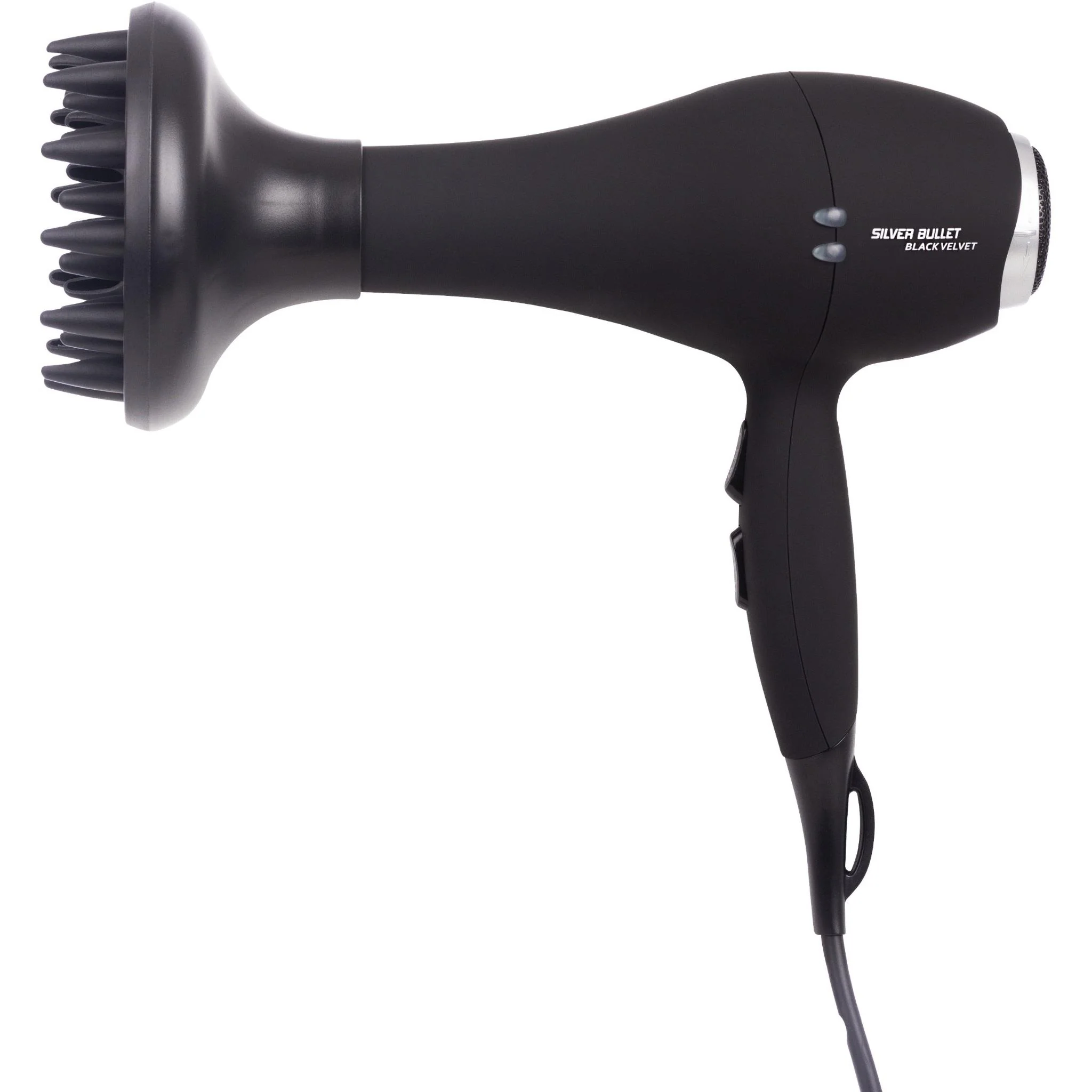 Silver Bullet 2000W Hair Dryerwith Diffuser (Black Velvet) - Image 2