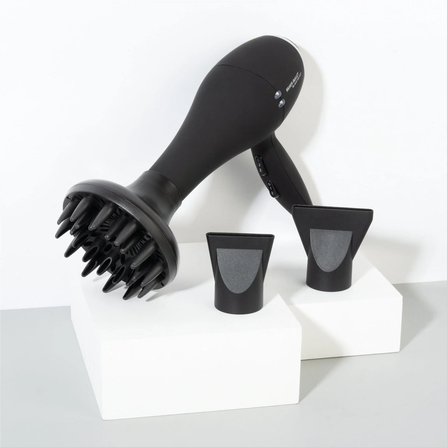 Silver Bullet 2000W Hair Dryerwith Diffuser (Black Velvet) - Image 6