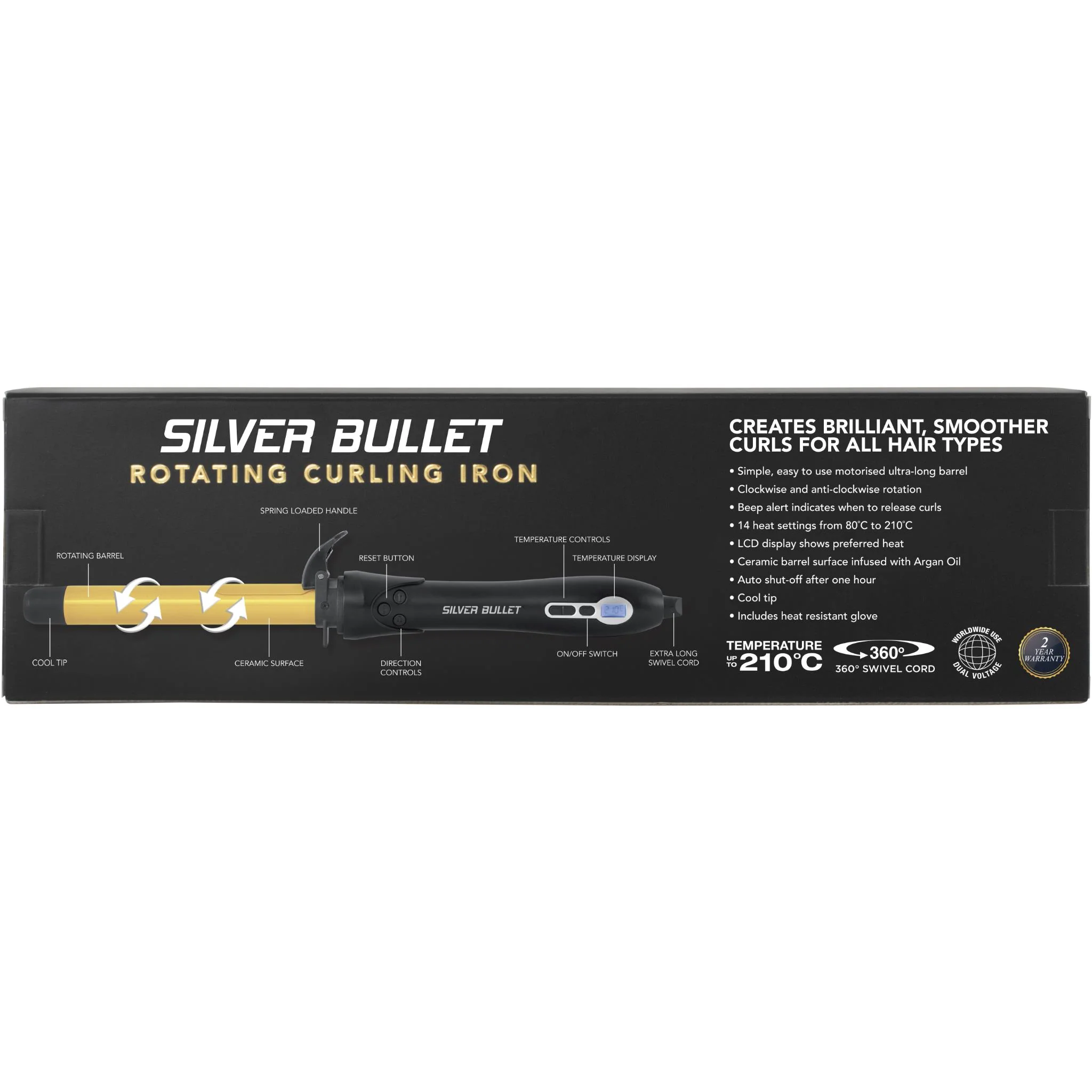 Silver Bullet Fastlane Rotating Curling Iron - Image 7