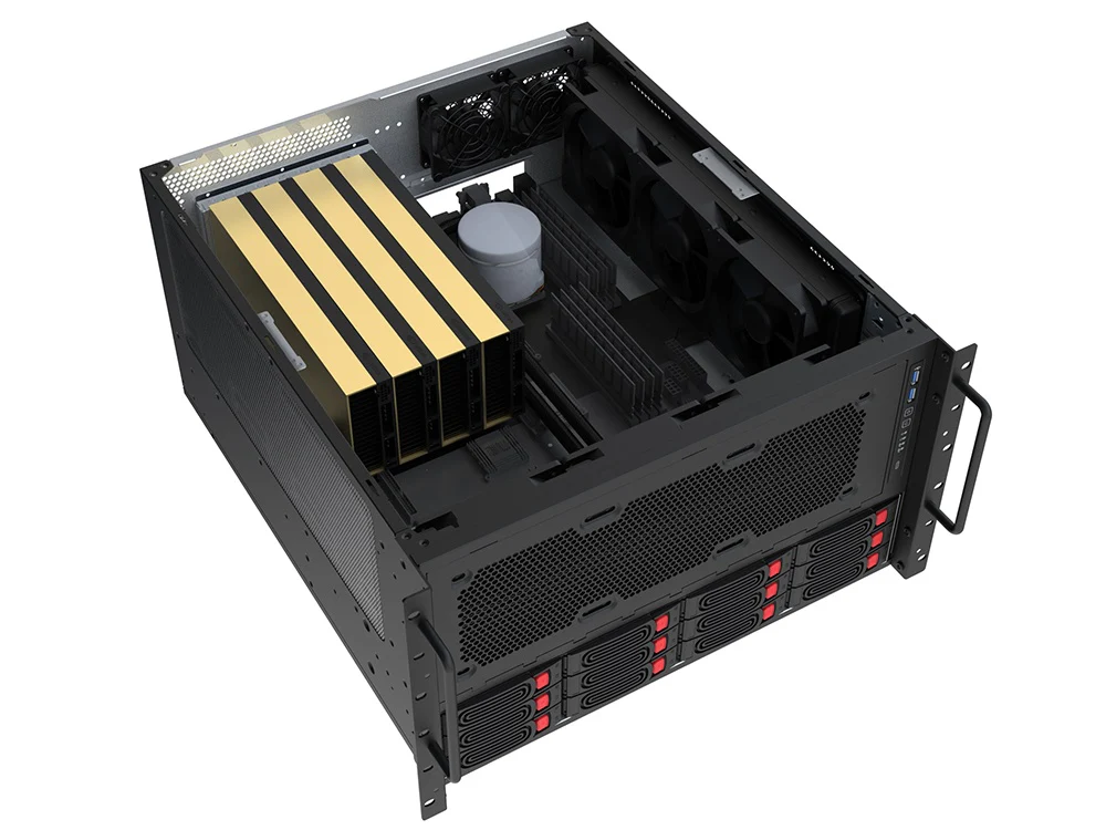 SilverStone 6U 12-Bay Rackmount Chassis (SST-RM61-312) - Image 10