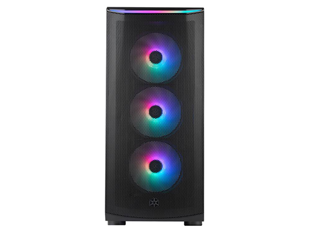 SilverStone FARA 512Z V2 Tempered Glass ATX Mid-Tower Case - Black - Image 3