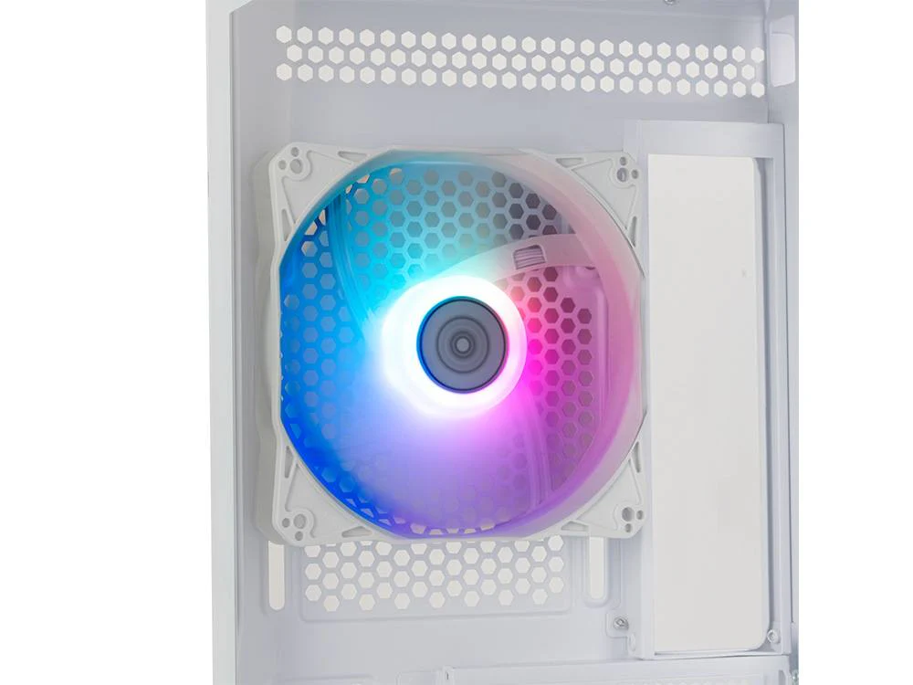 SilverStone FARA 514X ARGB ATX Mid-Tower Case - White - Image 7