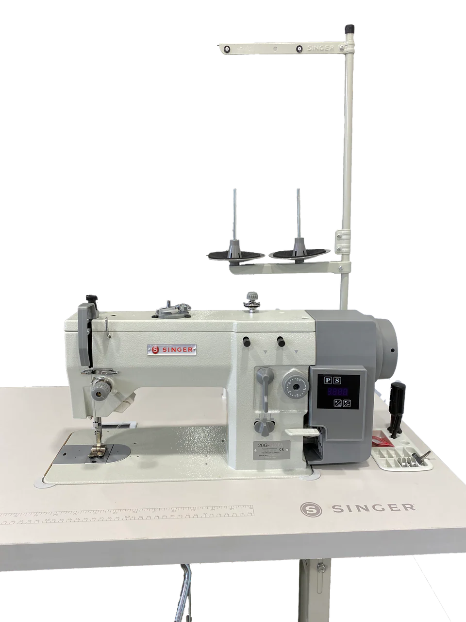 SINGER 20G Direct Drive Energy Saving Straight and Zig Zag lockstitch Industrial Sewing Machine with Table - Image 4