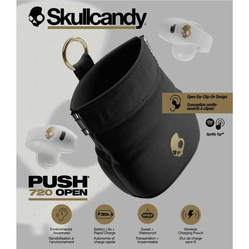 Skullcandy Push 720 TWS Open-Ear Headphones (Bone) - Image 2