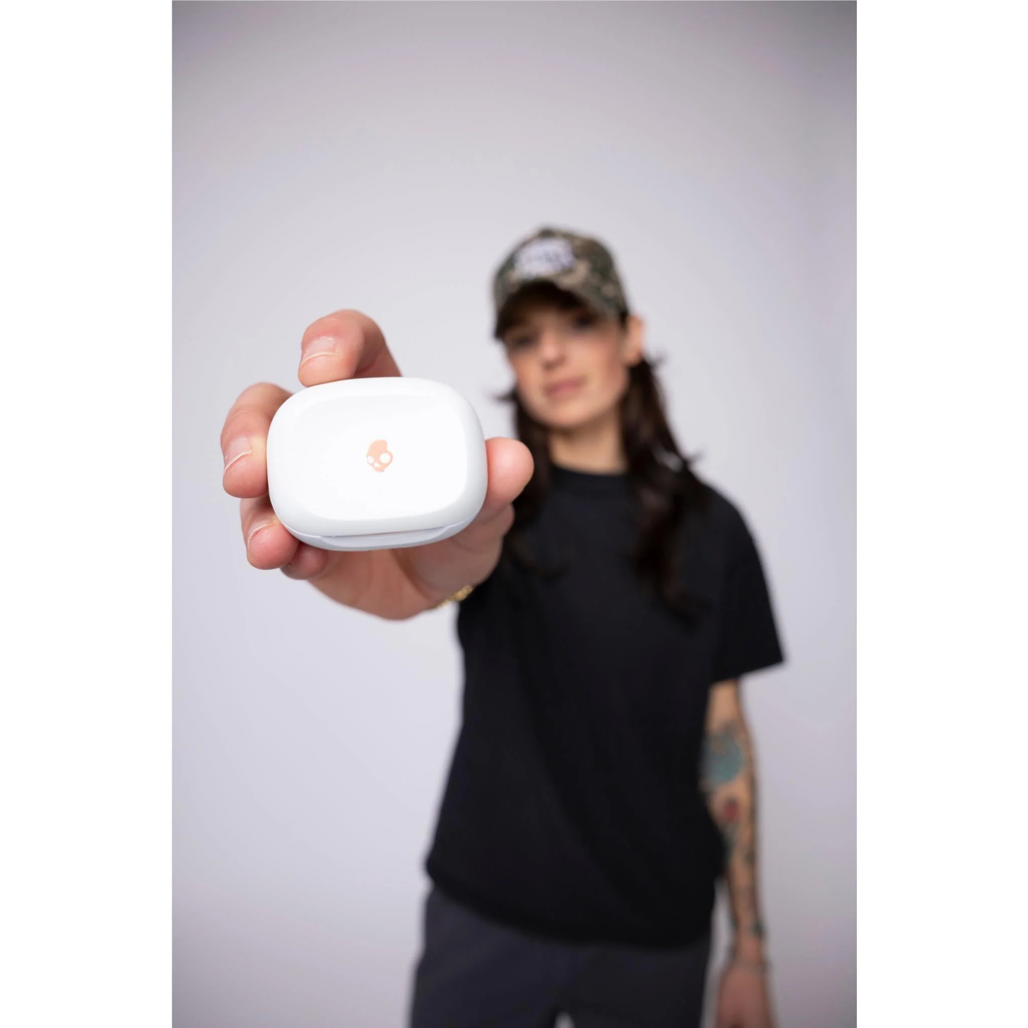 Skullcandy Smokin Buds True Wireless In-Ear Headphones (Bone Orange) - Image 4