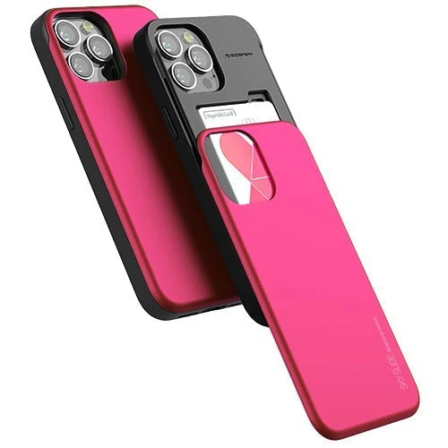 Sky Slide Bumper Case for iPhone 13 Pro - Hotpink - Image 2