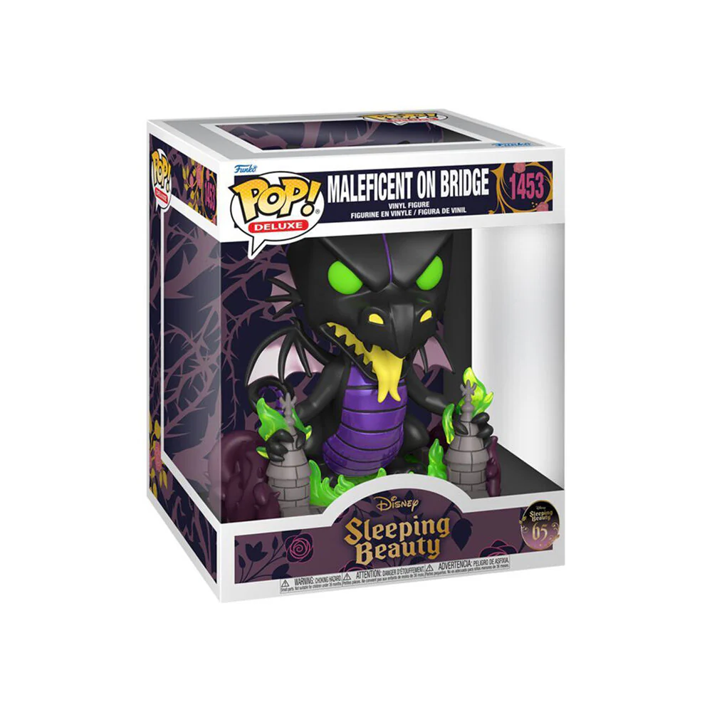 Sleeping Beauty 65th Anniv Maleficent Bridge Deluxe Pop! Action Figure Toy - Image 2
