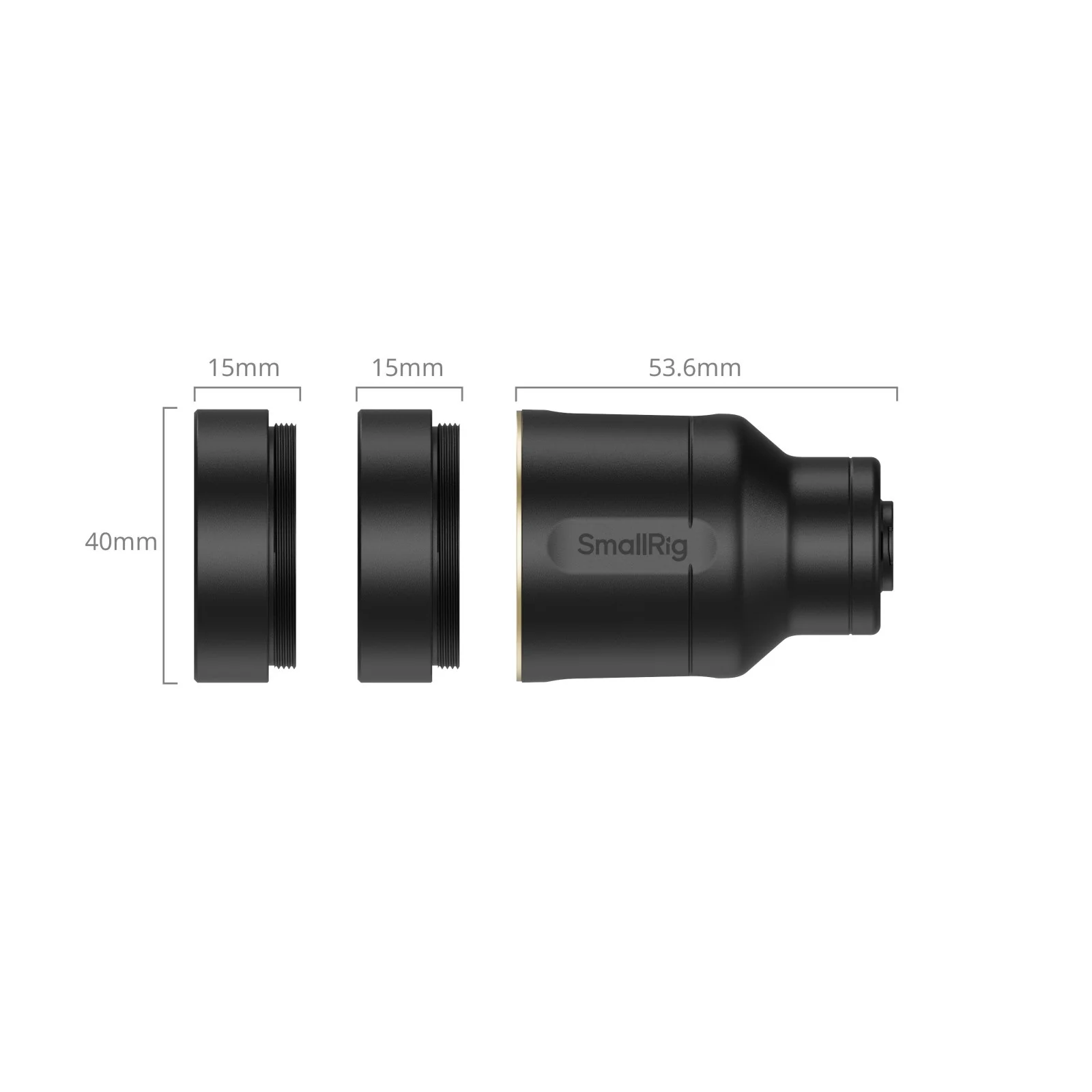 SmallRig 2x Magnification Telephoto & Macro Lens Kit for Phones (T-Mount) 5334 - Image 5
