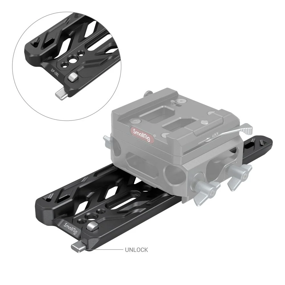 SmallRig 8' Lightweight ARRI Dovetail Plate 3770 - Image 4