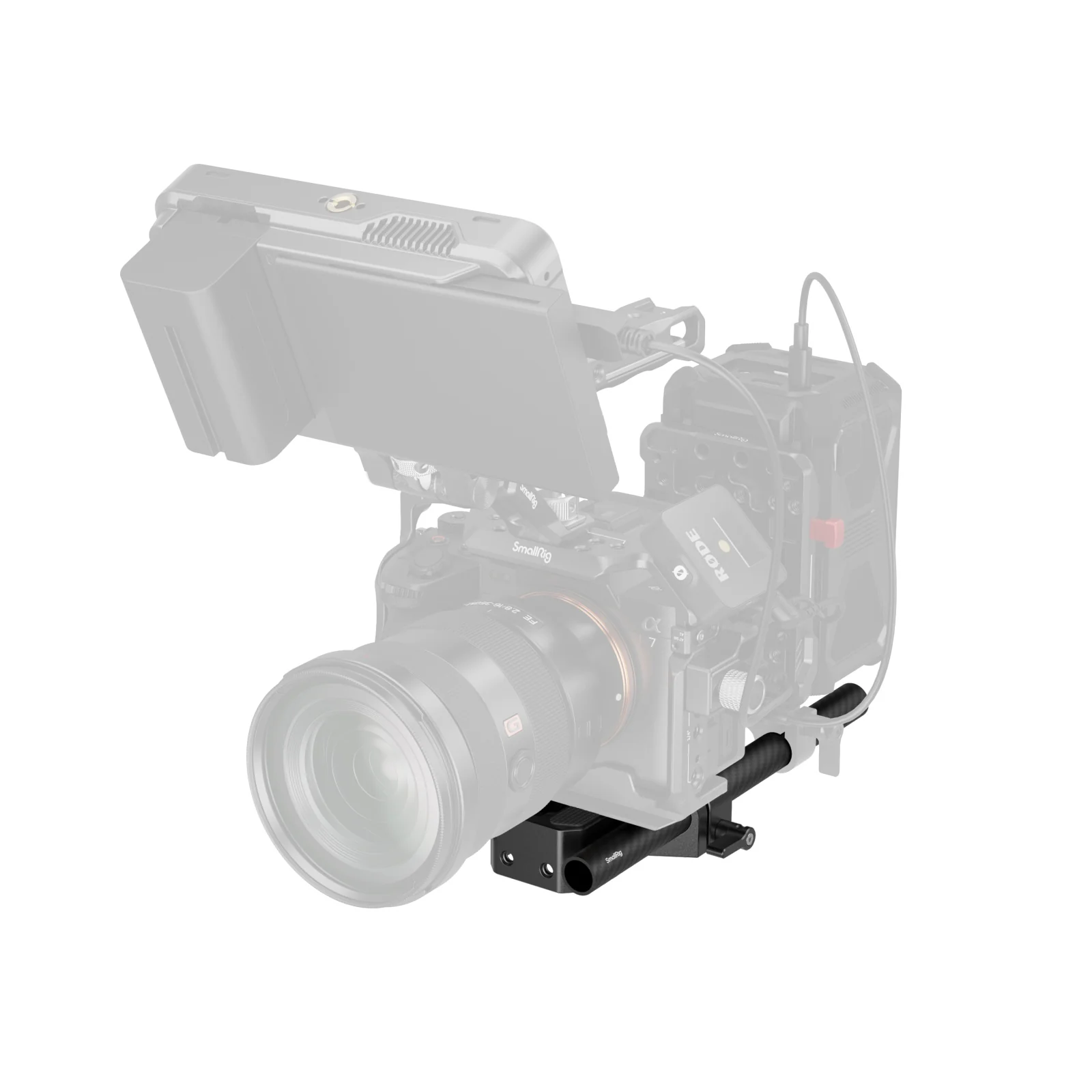 SmallRig Bottom Mount Plate with Dual 15mm Rod Clamp 5609 - Image 5