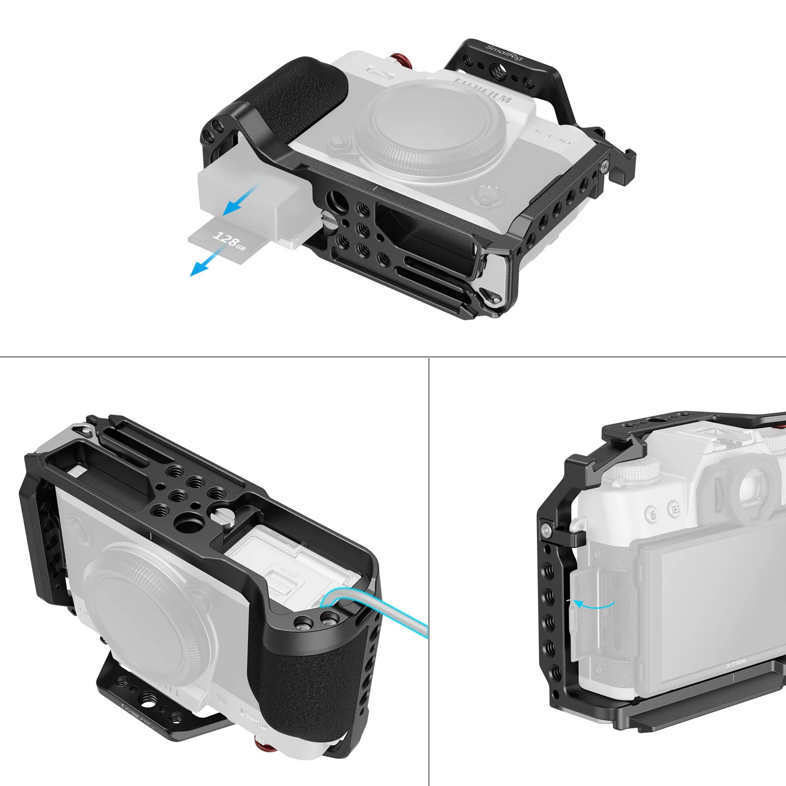 SmallRig Cage for FUJIFILM X-T30 / X-T30 II / X-T30 III 5662 - Image 7