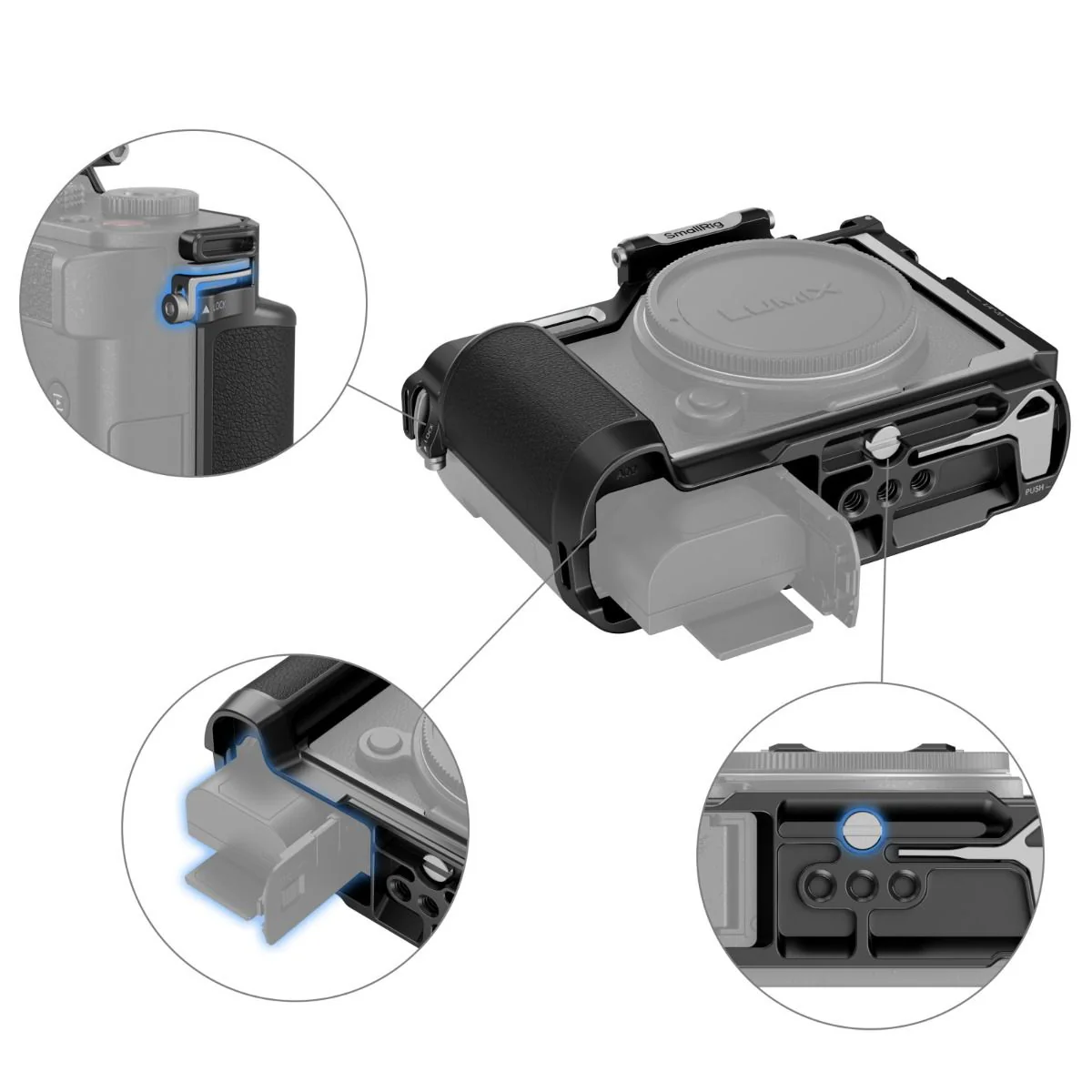 SmallRig Cage for Panasonic LUMIX S9 4515 - Image 5
