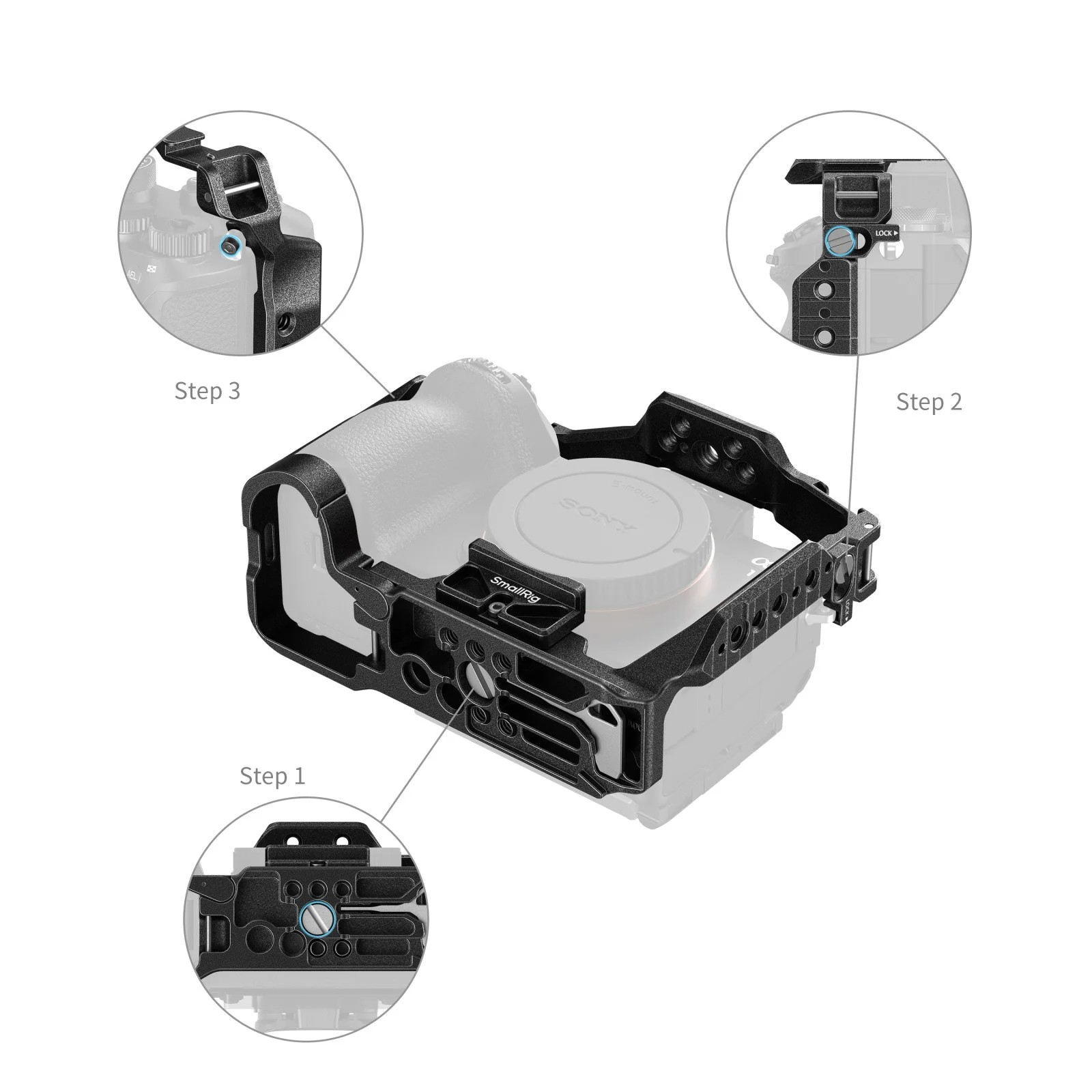 SmallRig Cage for Sony Alpha 1 II / Alpha 9 III 5642 - Image 8