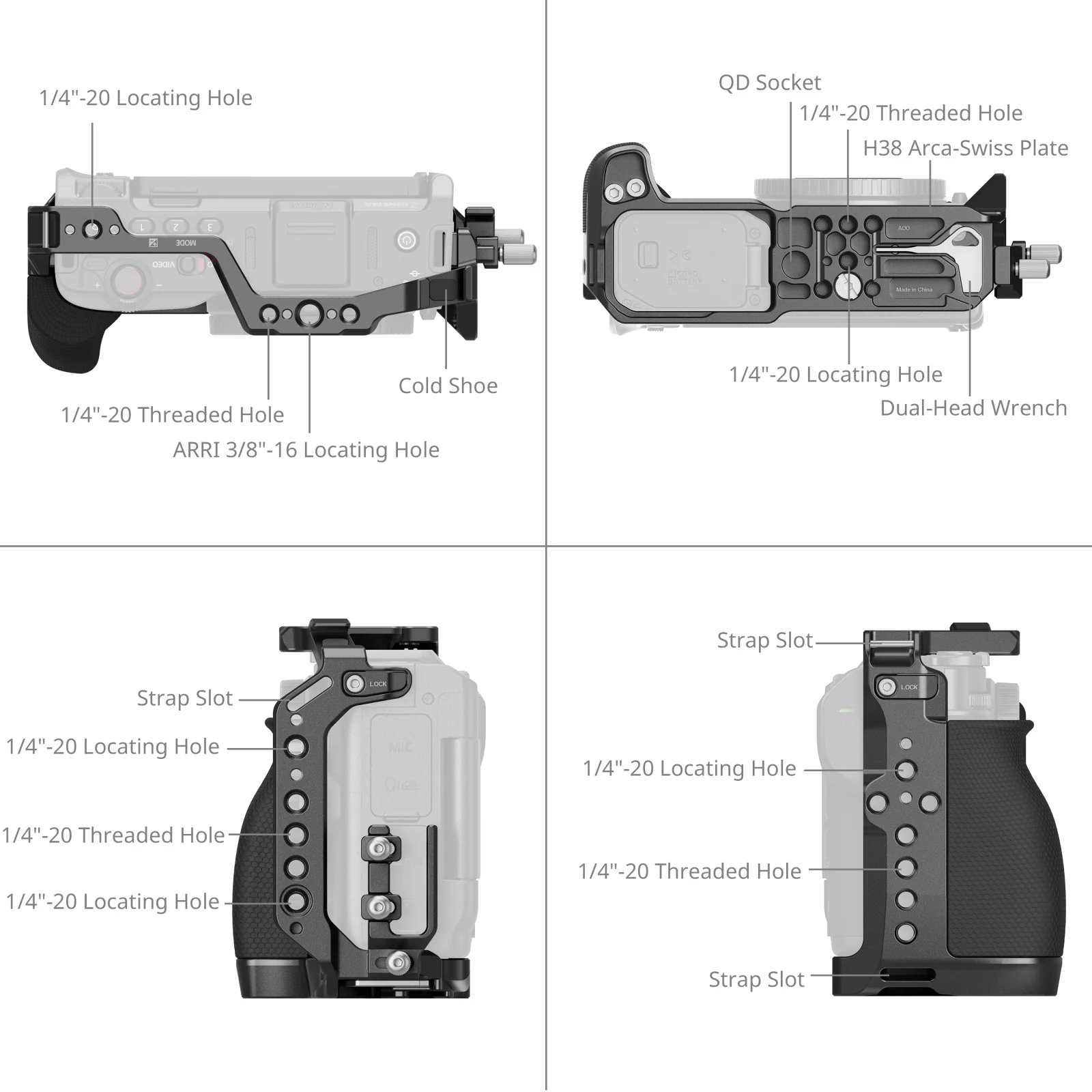 SmallRig Cage Kit for Nikon ZR (Advanced Edition) 5468 - Image 4