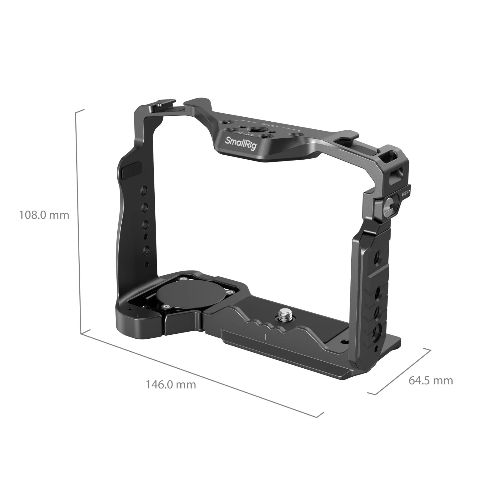 SmallRig Cage with Airtag Slot for Sony Alpha 7R V / 7 IV / 7S III / 1 / 7R IV 5583 - Image 2