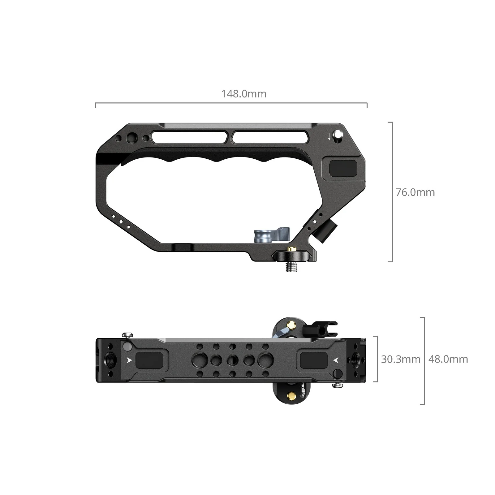 SmallRig D-Style Top Handle with NATO Clamp 5661 - Image 4
