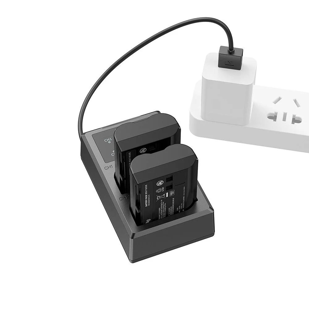 SmallRig EN-EL15 Camera Battery and Charger Kit 3820B (Black) - Image 5