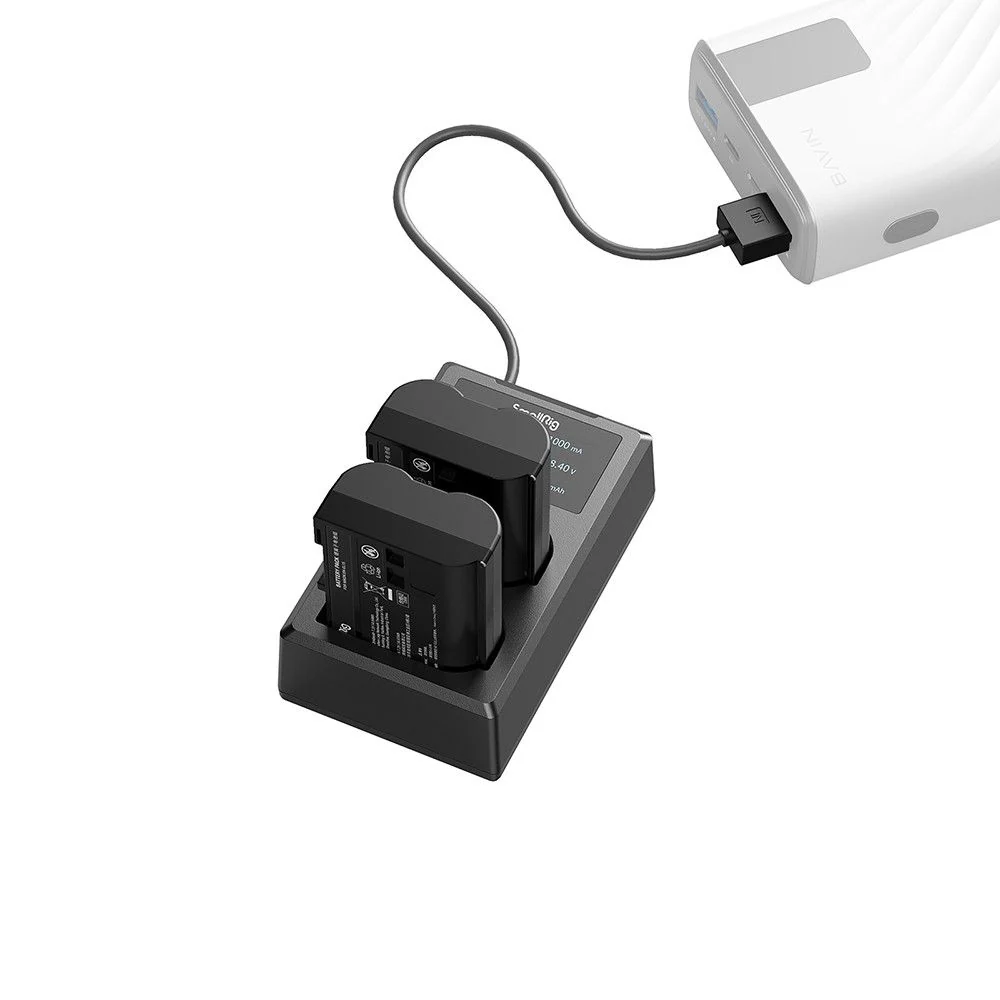 SmallRig EN-EL15 Camera Battery and Charger Kit 3820B (Black) - Image 7