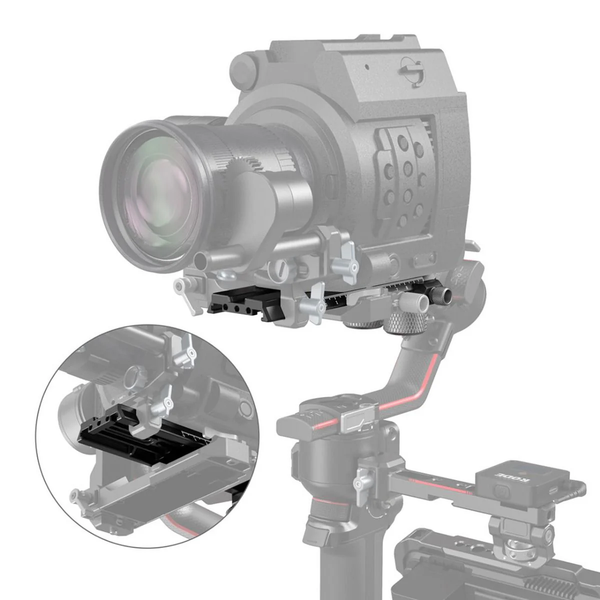SmallRig Extended Quick Release Plate for DJI RS 2 3031B - Image 5