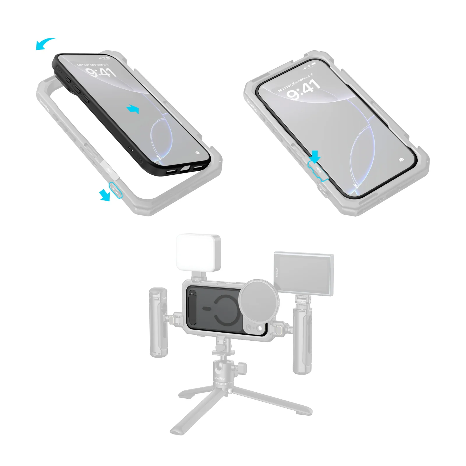 SmallRig FilMov Lightweight Photography Phone Case for iPhone 17 Pro (Black) 5549 - Image 2