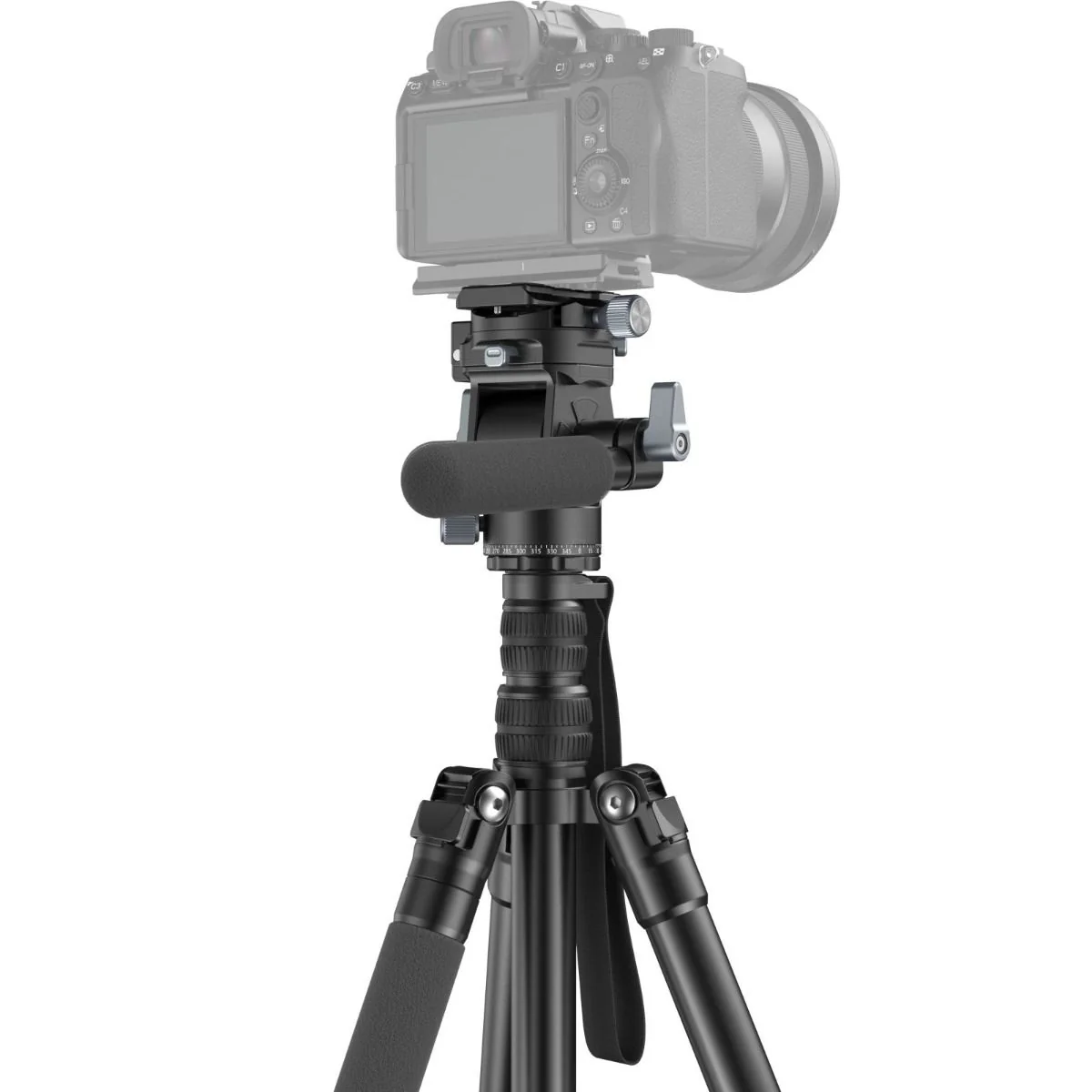 SmallRig FreeBlazer Aluminum Alloy Video Tripod CT195 4307 - Image 2