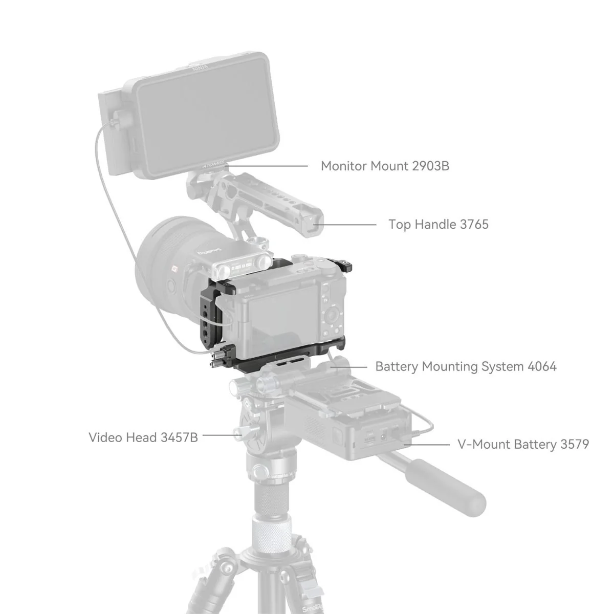 SmallRig HawkLock Quick Release Cage Kit for Sony ZV-E10 II 4949 - Image 8